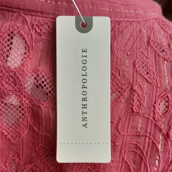 Anthropologie Dusty Rose Blouse NWT - Picture 3 of 8